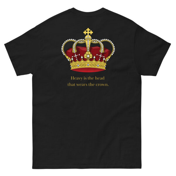 Global Status Men’s Black T-Shirt – Crown - Image 2