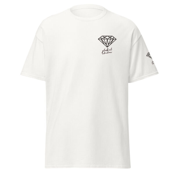 Global Status Men’s White T-Shirt - Diamond