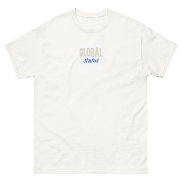 Global Status Men’s White T-Shirt - Italic