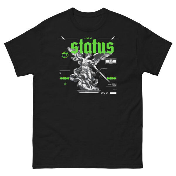 Global Status Men’s Black T-Shirt – Archangel