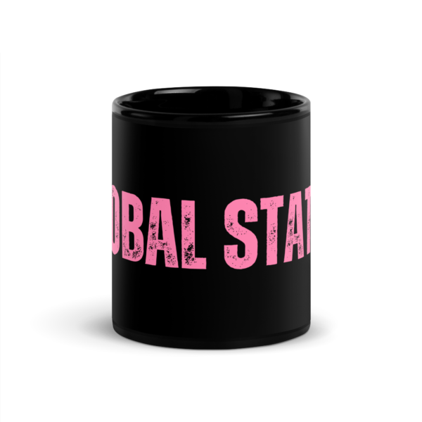 Global Status ™ Black Glossy Mug - Image 3