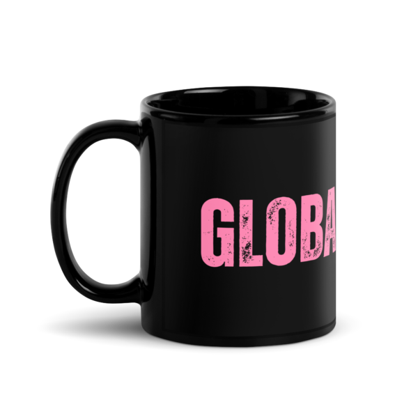 Global Status ™ Black Glossy Mug - Image 2