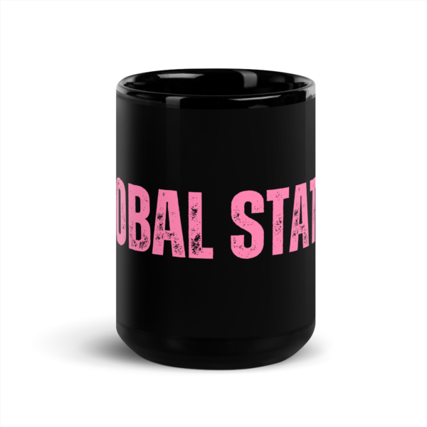 Global Status ™ Black Glossy Mug - Image 6