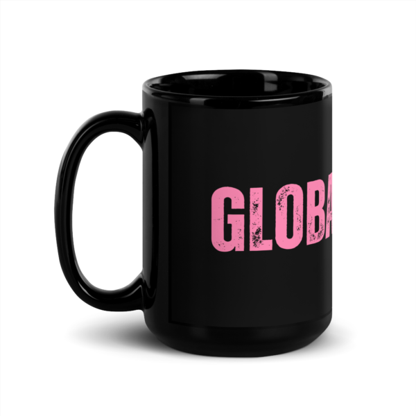 Global Status ™ Black Glossy Mug - Image 4