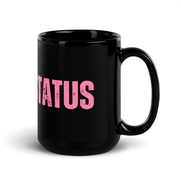 Global Status ™ Black Glossy Mug - Image 5